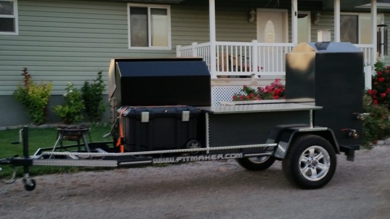 Catering BBQ trailer in Twin Falls