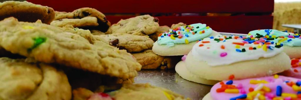 Homemade cookies being sold at Twin Falls Corn Maze concessions stand
